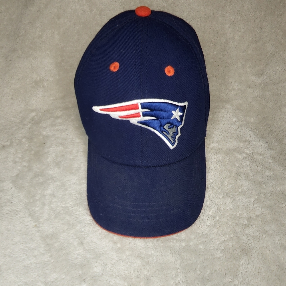 New England Patriots NFL Team Apparel Youth Strapback Hat Cap